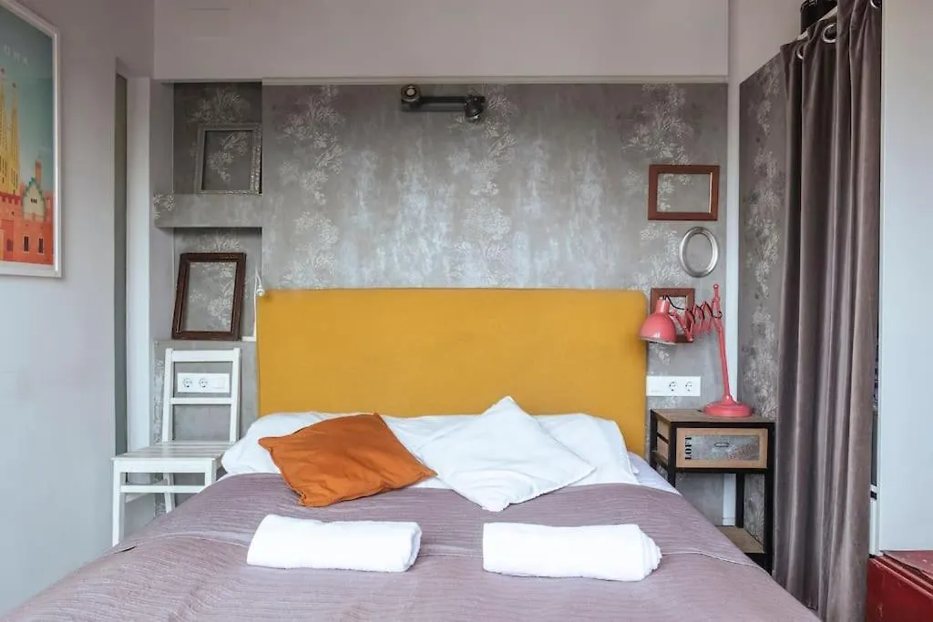 Cozy Penthouse Studio With Private Rooftop Terrace Barcellona Appartamento
